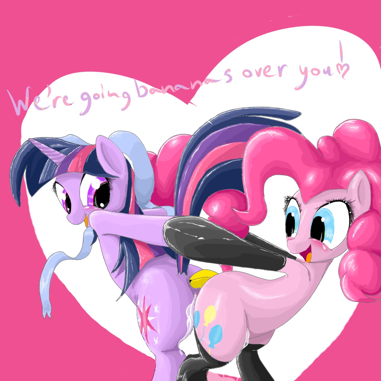 earth_pony equine female feral friendship_is_magic horse my_little_pony pinkie_pie_(mlp) pony rule34 straight_hair tagme tail twilight_sparkle_(mlp) unicorn