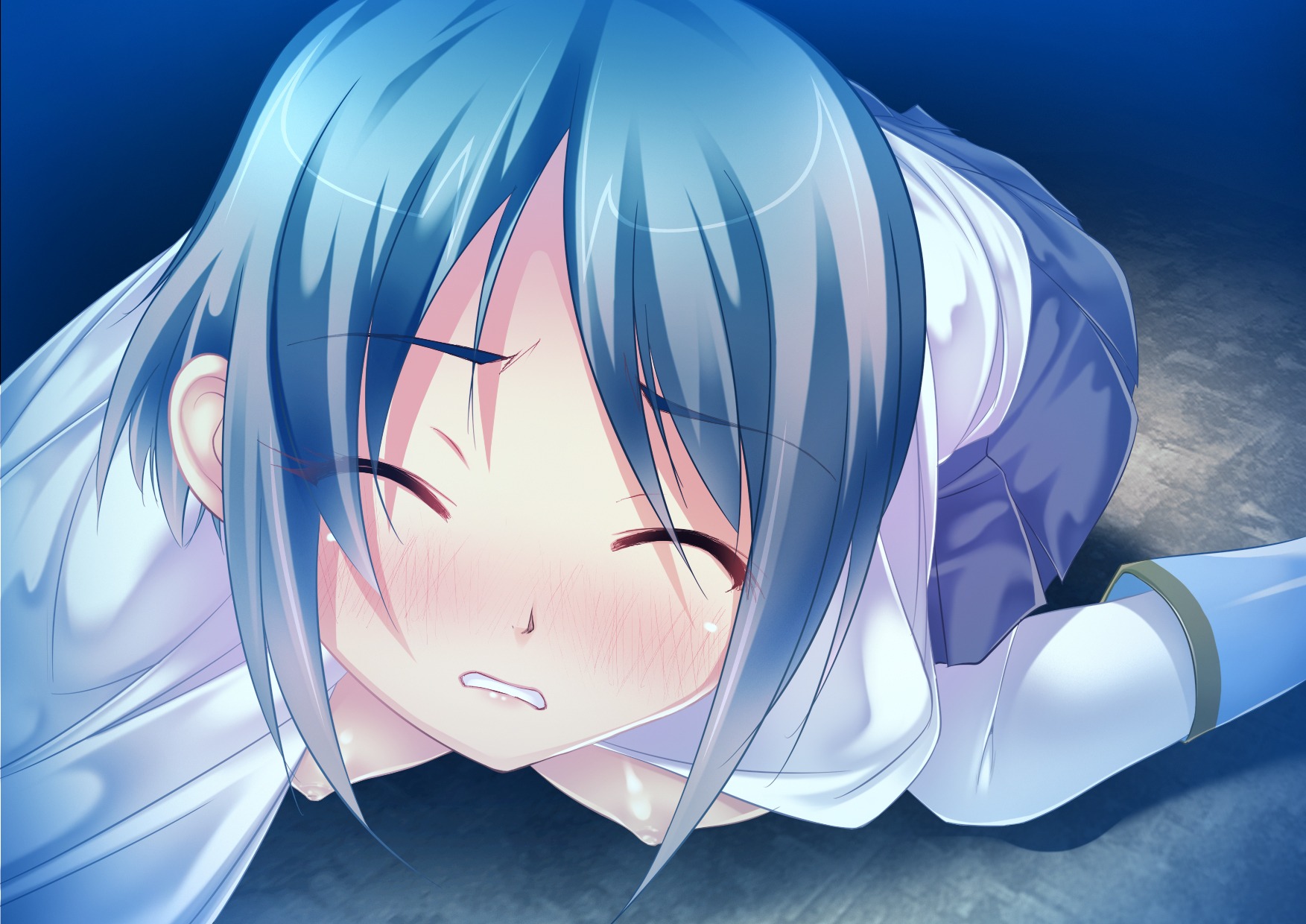 1girls female female_only mahou_shoujo_madoka_magica miki_sayaka rule34 solo tagme