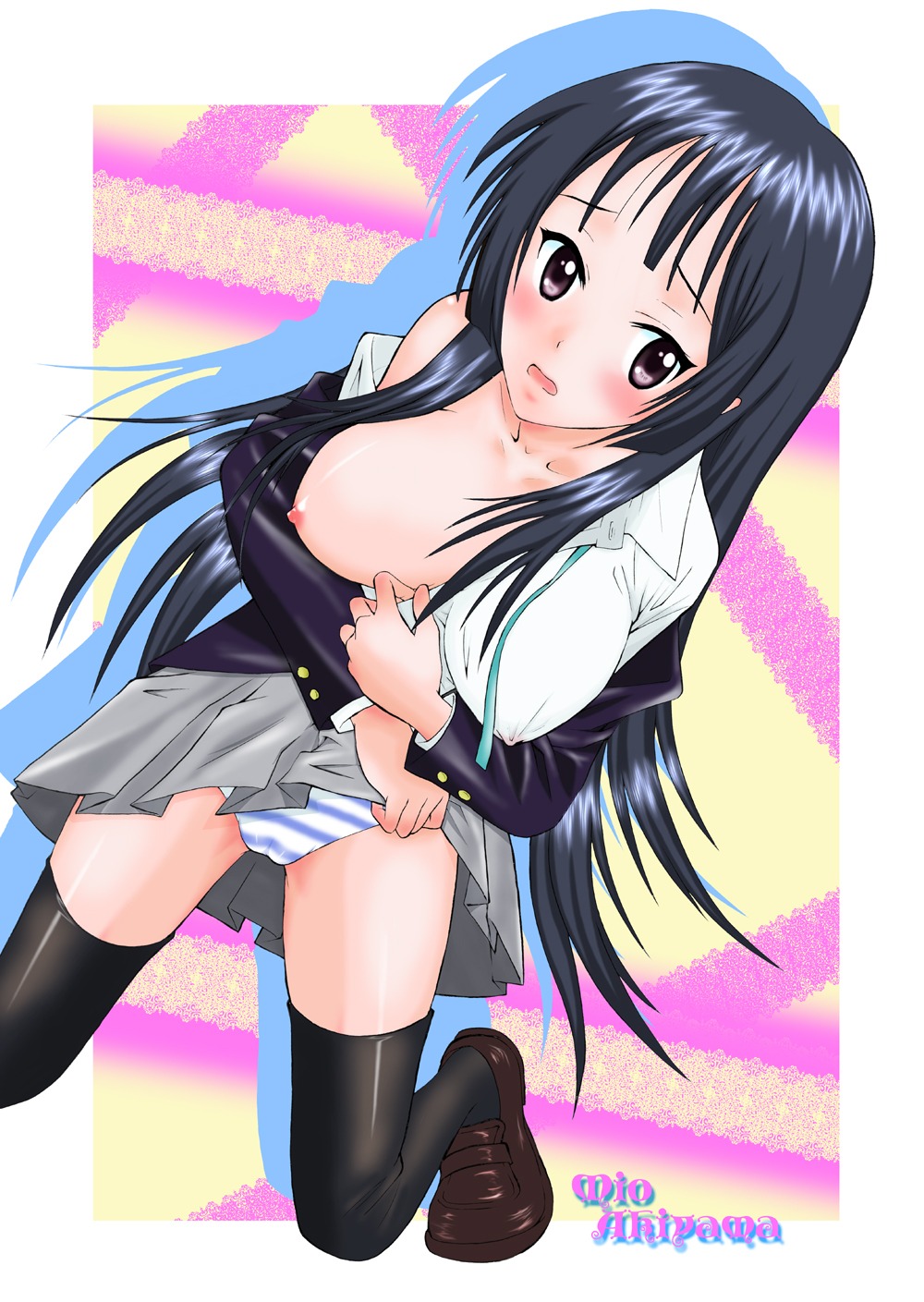 female female_only human human_only k-on! mio_akiyama_(k-on!) rule34 solo tagme