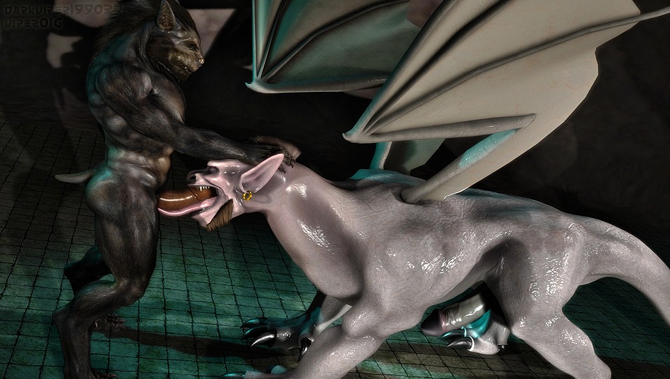 2013 3d_(artwork) abs anthro anthro_on_feral anthro_penetrating anthro_penetrating_feral beard bestiality biceps canid canine claws darkviperbara digital_media_(artwork) digitigrade dragon duo e621 ear_piercing erection facial_hair feet fellatio feral feral_penetrated genitals humanoid_genitalia humanoid_penis interspecies larger_penetrated licking long_tongue male male/male male_on_feral male_penetrated male_penetrating male_penetrating_male mammal membrane_(anatomy) membranous_wings muscular mythological_canine mythological_creature mythological_scalie mythology nude oral oral_penetration penetration penile penis penis_lick piercing scalie sex shadow size_difference tail toe_claws toes tongue tongue_out transformation transformation_through_sex watermark werecanid werecanine werecreature werewolf wings