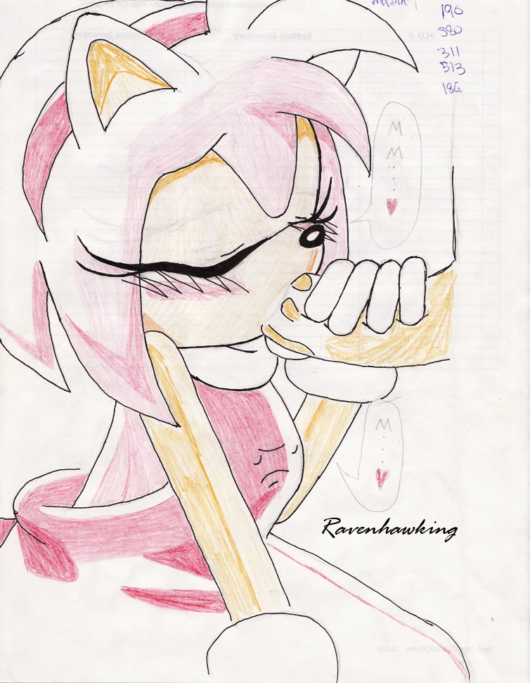 accessory amy_rose anthro blush bodily_fluids cum cum_in_mouth cum_inside disembodied_penis duo e621 erection eulipotyphlan fellatio female female_penetrated fur genital_fluids genitals hair_accessory hairband hedgehog human male male/female male_penetrating male_penetrating_female mammal oral oral_penetration penetration penile penis pink_body pink_fur ravenhawking sega sex sonic_the_hedgehog_(series)