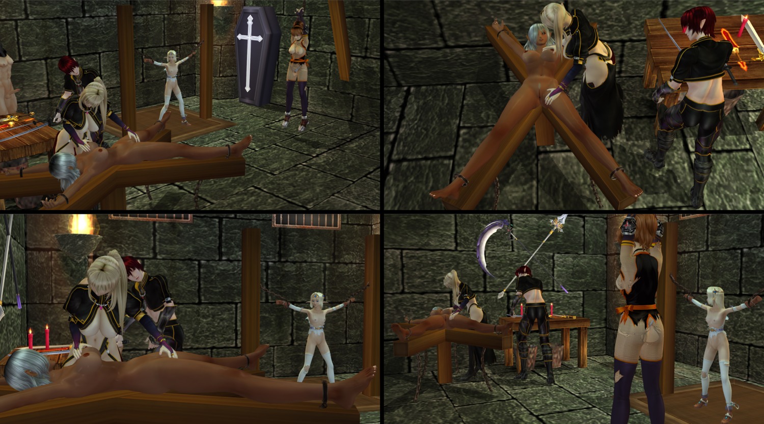 3d bad_end blood breasts female gore guro highres katana rule34 torture uncensored weapon