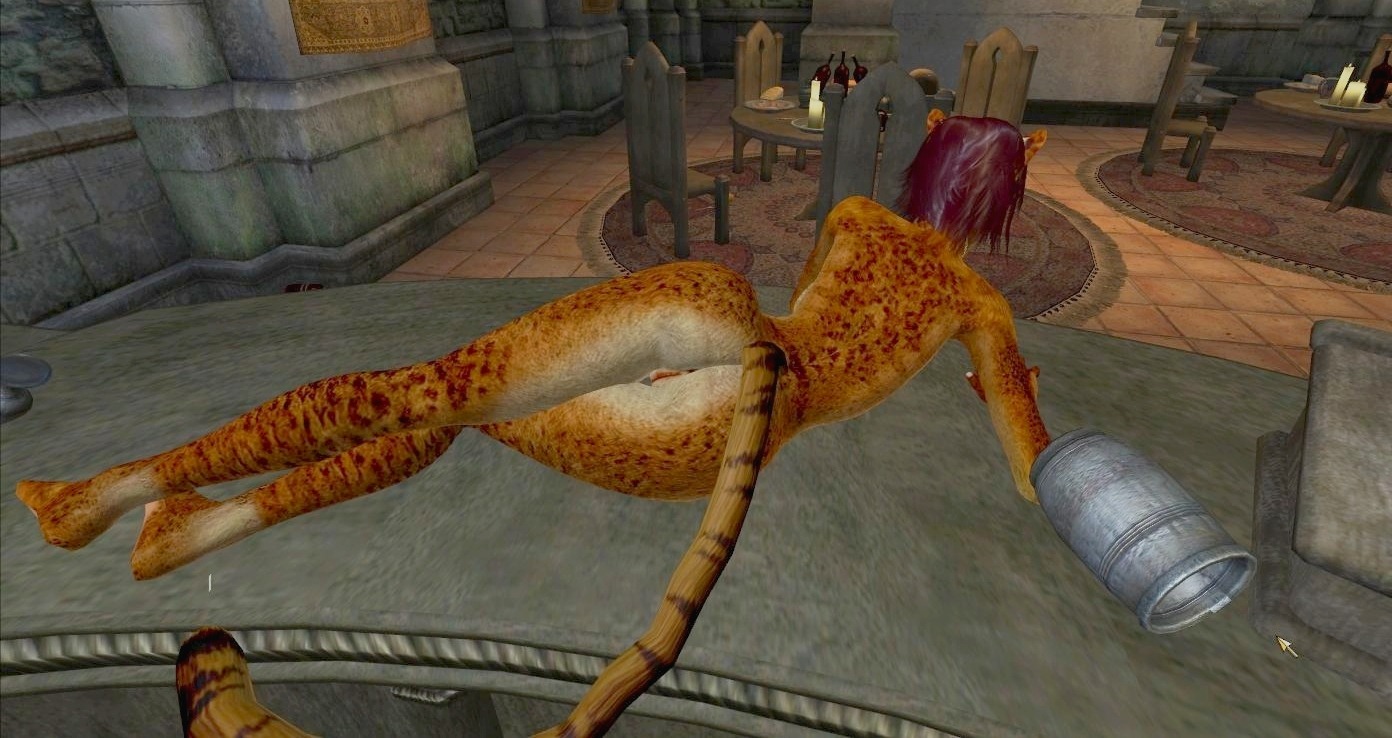 1girls 3d anthro anthro_female anthro_only artist_request female female_only furry garry's_mod khajiit oblivion rule34 solo tail the_elder_scrolls