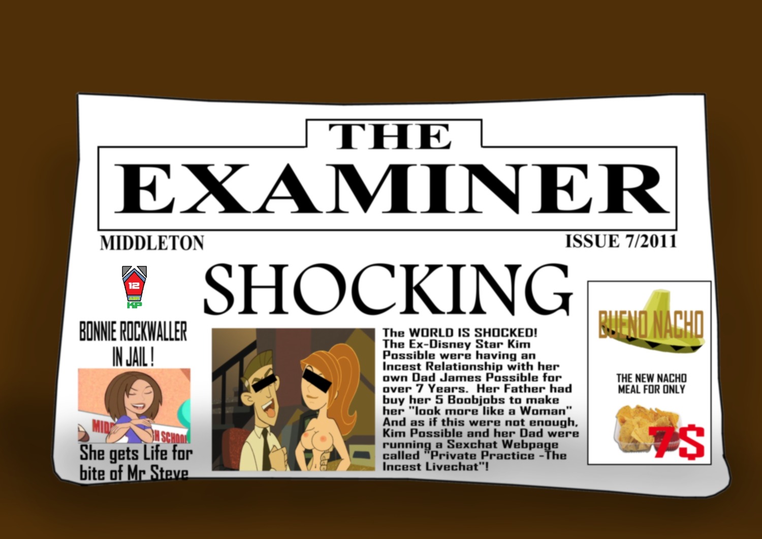 bonnie_rockwaller cheating_husband disney disney_channel father_and_daughter female frontpage human james_timothy_possible kim_possible kimberly_ann_possible news nipples rule34 straight_hair tagme
