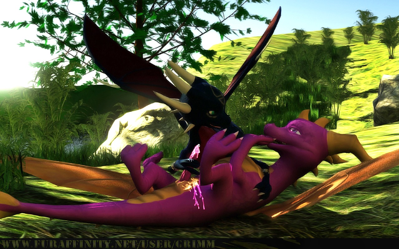 16:10 3d_(artwork) activision animal_genitalia artist_collaboration bodily_fluids claws cloaca cloacal_penis cum cynder detailed_background digital_media_(artwork) dragon duo e621 erection european_mythology eye_contact female feral feral_on_feral genital_fluids genitals grass green_eyes grimm3d handjob horn looking_at_another lying male male/female membrane_(anatomy) membranous_wings mythological_creature mythological_scalie mythology nature nude on_back outside outside_sex penile penis plant purple_body purple_eyes scalie sex sky spikes spyro spyro_the_dragon tail the_legend_of_spyro third-party_edit vertical_cloaca western_dragon widescreen wings