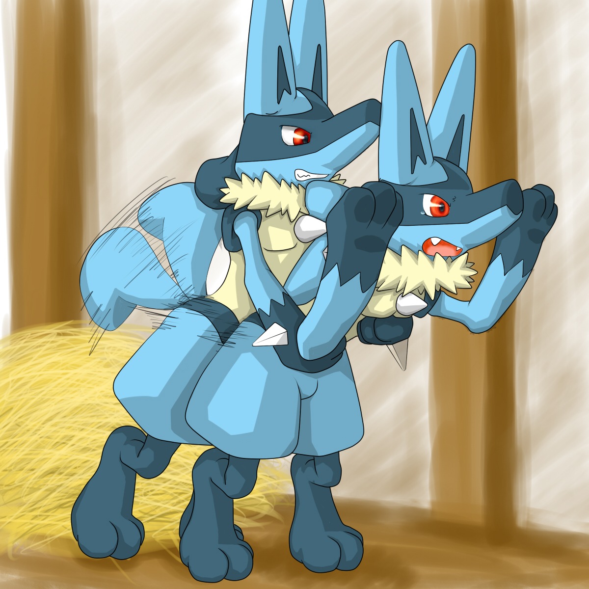 against_glass color female feral fur lucario male nude pokemon pokemon_(species) red_eyes rule34 sex straight tagme tailwag