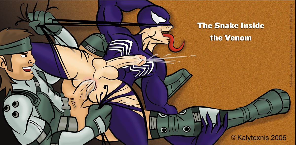 2006 2boys anal_penetration anal_sex ass balls bandana biceps brown_hair costume crossover cum cum_in_ass cum_while_penetrated cumshot ejaculation erection gay gloves holding_leg human kalytexnis legs_held_open long_tongue male male_only marvel marvel_comics mask metal_gear metal_gear_solid mouth_open multiple_males multiple_penises pants_removed penis pleasure_face rule34 smooth_skin solid_snake spider-man_(series) spread_legs stretched_anus tagme testicles tongue tongue_out torn_bodysuit uncensored veiny_penis venom venom_(marvel) yaoi