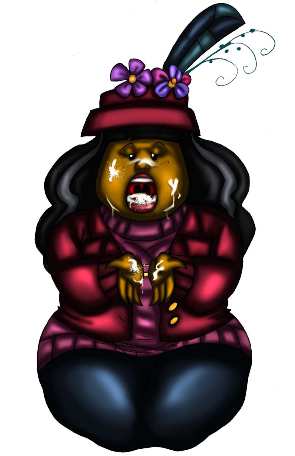 cum dj's_mom drago-flame female rule34 straight_hair total_drama_island