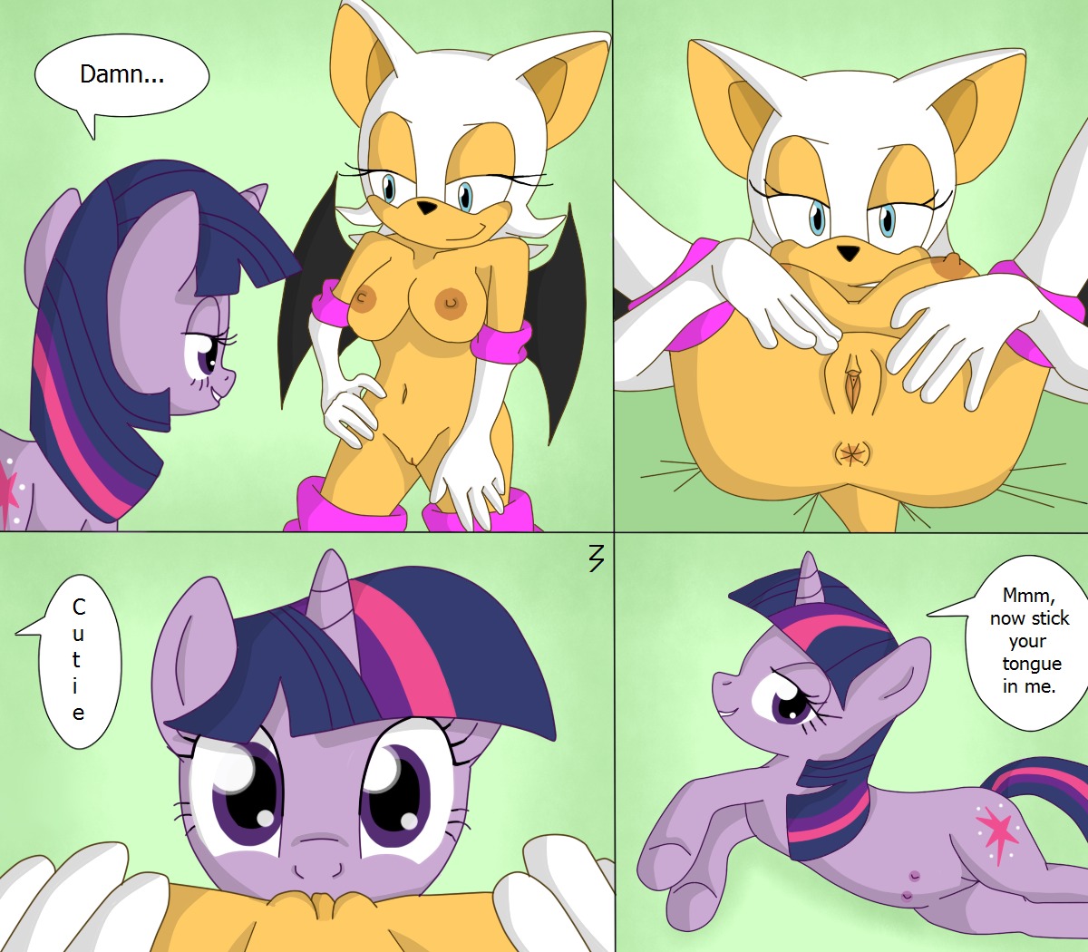 3pac anthro anthro_on_feral anus armwear bat bestiality blue_eyes boots breasts clothing comic crossover cunnilingus duo e621 elbow_gloves equid equine female female/female female_pov feral first_person_view footwear friendship_is_magic fur genitals gloves hair handwear hasbro hooves horn interspecies legs_up looking_at_viewer looking_back mammal membrane_(anatomy) membranous_wings multicolored_hair my_little_pony mythological_creature mythological_equine mythology navel oral presenting presenting_vulva purple_body purple_eyes purple_fur purple_hair quadruped rouge_the_bat sega sex shoes simple_background sonic_the_hedgehog_(series) spread_legs spreading tail teats twilight_sparkle_(mlp) two_tone_hair underhoof unicorn vaginal vulva wings