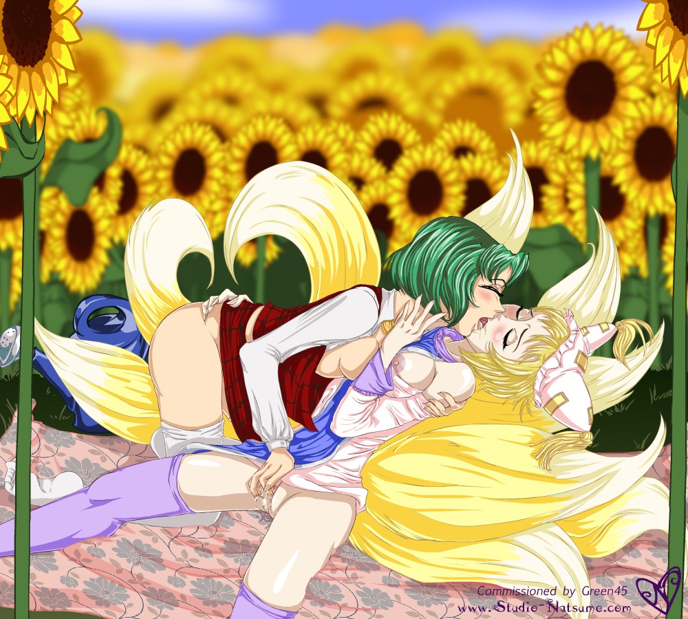 female natsume_(artist) ran_yakumo rule34 tagme touhou yuka_kazami