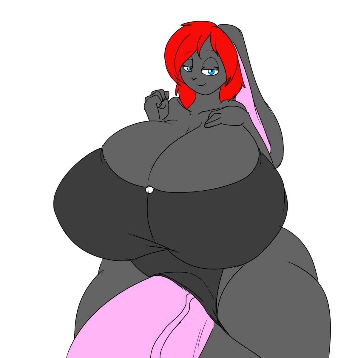 1:1 anthro balls big_balls big_breasts big_butt big_penis breasts butt clothed clothing denizen1414 e621 equid genitals gynomorph hi_res huge_balls huge_breasts huge_butt huge_penis hyper hyper_balls hyper_breasts hyper_butt hyper_genitalia hyper_penis intersex jayden_rei-callaway lagomorph leporid mammal penis rabbit skimpy solo thick_thighs wide_hips