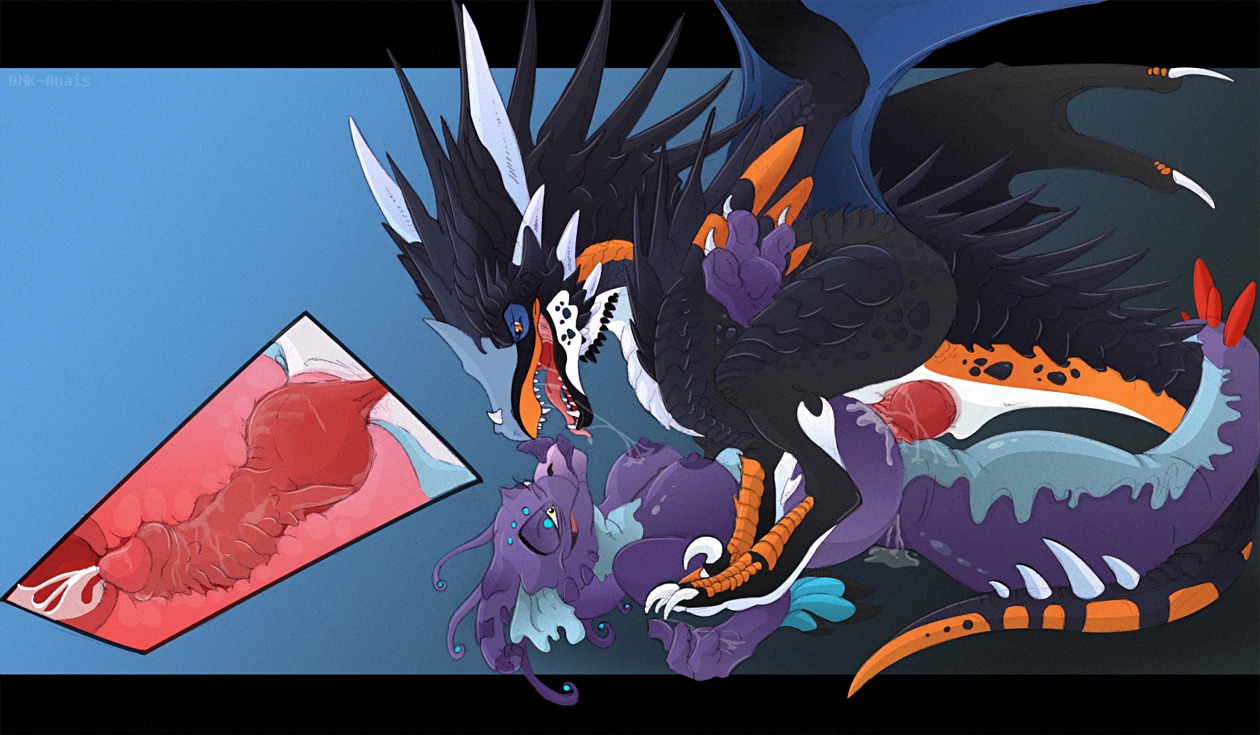 2013 anthro anthro_on_feral anthro_penetrated bestiality black_body black_scales bodily_fluids breasts cum cum_in_uterus cum_in_vagina cum_inside digital_media_(artwork) dinkysaurus dnk dragon duo e621 erection female female_on_feral female_penetrated feral feral_penetrating feral_penetrating_anthro from_front_position gastropod genital_fluids genitals horn internal interspecies knot knotting legs_up lying male male/female male_on_anthro male_penetrating male_penetrating_female membrane_(anatomy) membranous_wings missionary_position mollusk mythological_creature mythological_scalie mythology nipples non-mammal_breasts non-mammal_nipples nude on_back orgasm penetration penile penile_penetration penis penis_in_vagina purple_body scales scalie sex side_view slug tail uterus vaginal vaginal_knotting vaginal_penetration wings