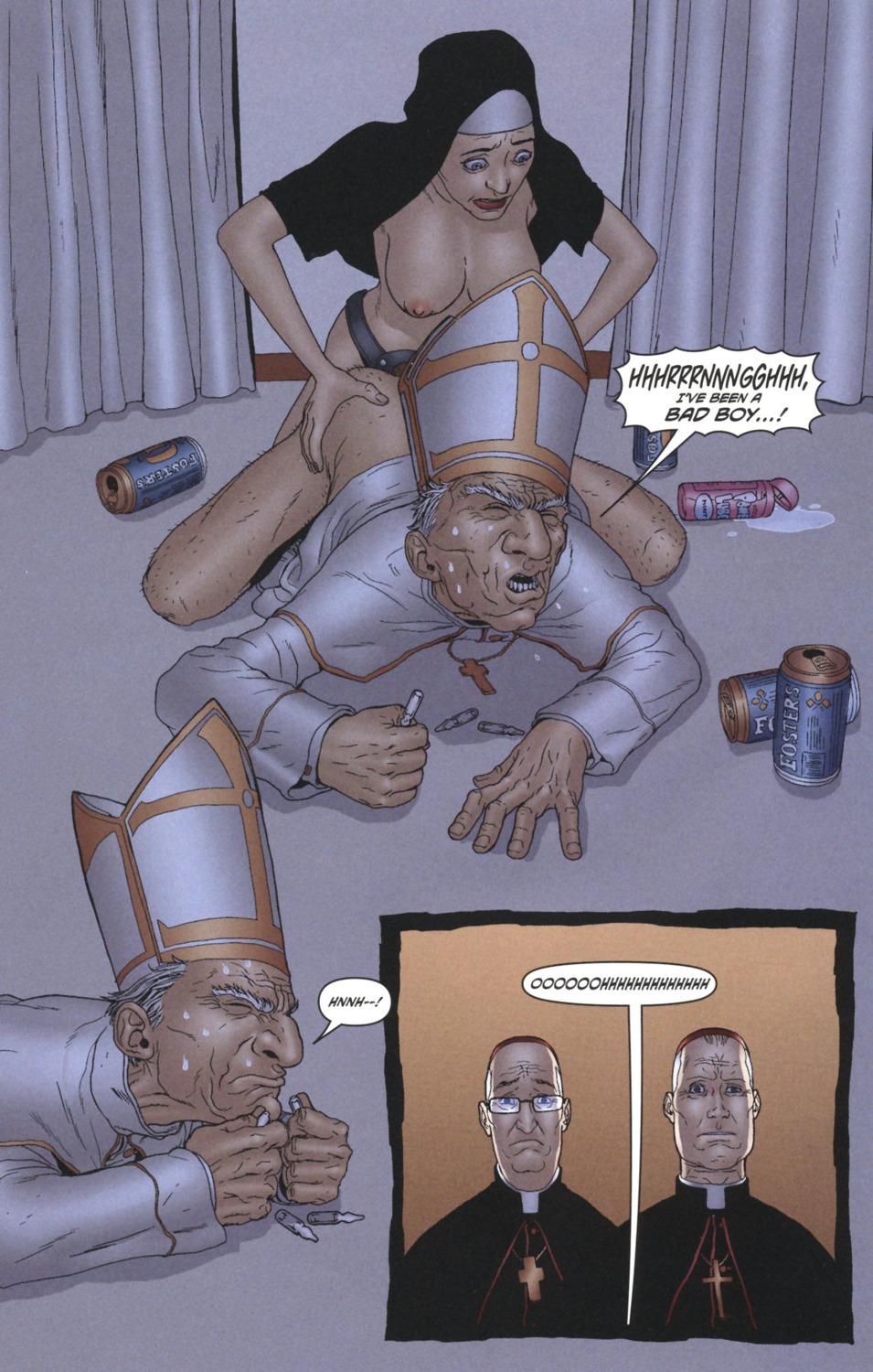 avatar_press breasts female male male_penetrated nun pegging pope public_domain religion rule34 tagme wormwood