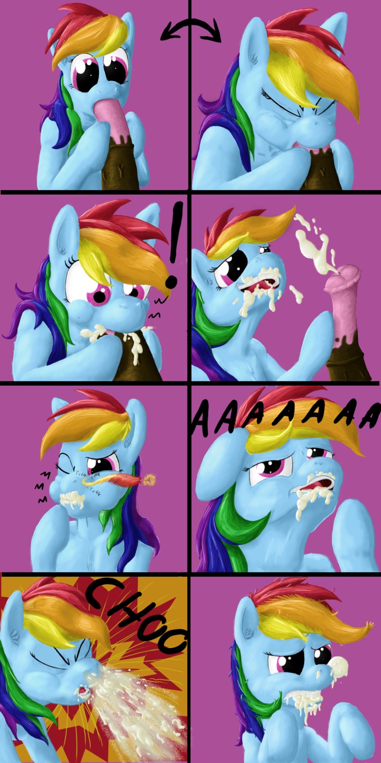 1:2 2013 absurd_res animal_genitalia animal_penis blue_body blue_fur bodily_fluids bubble comic cum cum_bubble cum_in_mouth cum_inside cum_sneeze cumshot duo e621 ejaculation equid equine equine_genitalia equine_penis erection exclamation_point eyes_closed faceless_character faceless_male fellatio female female_focus female_penetrated feral friendship_is_magic fur genital_fluids genitals hair hasbro hi_res horse male male/female male_penetrating male_penetrating_female mammal multicolored_hair my_little_pony oops open_mouth oral oral_penetration orgasm penetration penile penis pony purple_eyes rainbow_dash_(mlp) rainbow_hair sex sneeze solo_focus tongue vein veiny_penis xanthor