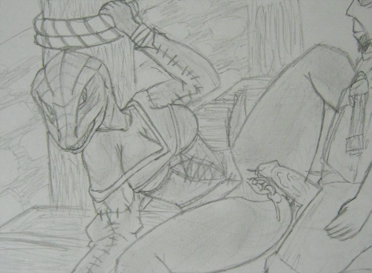 anthro argonian bpq00x dovahkiin female rule34 scalie skyrim the_elder_scrolls wujeeta