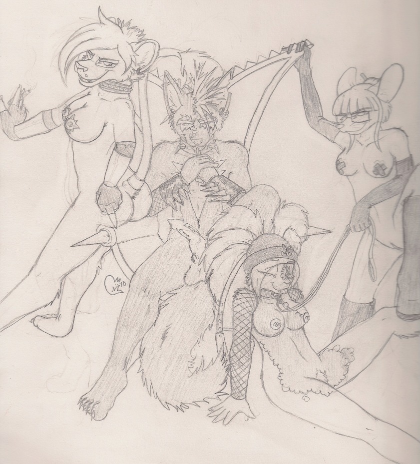 2010 anthro breasts canid canine canis chair drugs e621 ear_piercing erection eyewear facial_piercing felid female furniture genital_piercing genitals glasses group klawdia lagomorph leash leporid lion looking_at_viewer lynnea male mammal marijuana monochrome mostly_nude mouse murid murine nipple_piercing nipple_tape nipples pantherine panya pasties penis penis_piercing piercing rabbit rodent signature silvermidnight sketch tail tape throne ty'ski wolf