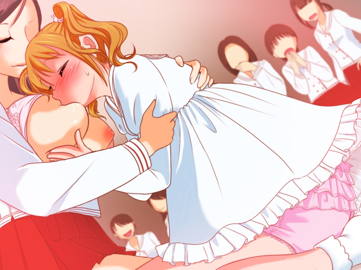 2girls adult_baby adultbaby artist_request blonde_hair blush breast_sucking breastfeeding breasts brown_hair closed_eyes diaper female footwear large_breasts milf multiple_females multiple_girls nipple_sucking older_female_and_younger_female rule34 short_hair socks source_request sucking_nipples younger_female yuri