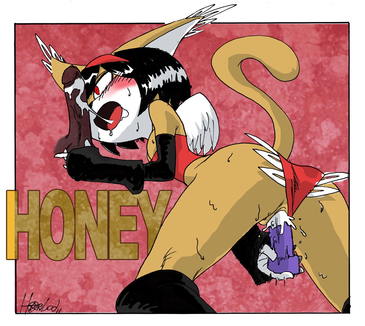 2d back_view blush cat clothes color dildo feline female female_only honey_the_cat insertion masturbation mobian mobian_(species) mobian_cat pussy pussy_juice rule34 sega shurazog solo sonic_(series) sonic_the_fighters sonic_the_hedgehog_(series) tagme vulva