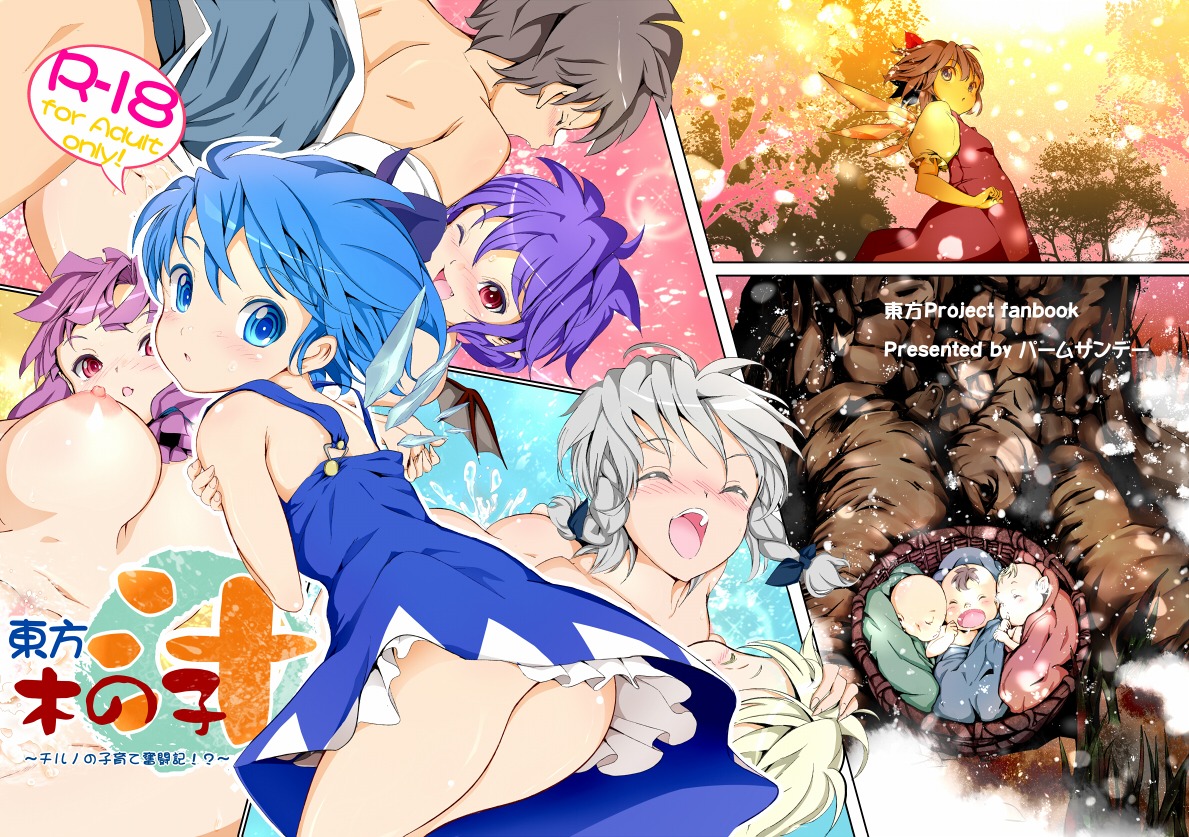 cirno female patchouli_knowledge remilia_scarlet rule34 sakuya_izayoi touhou