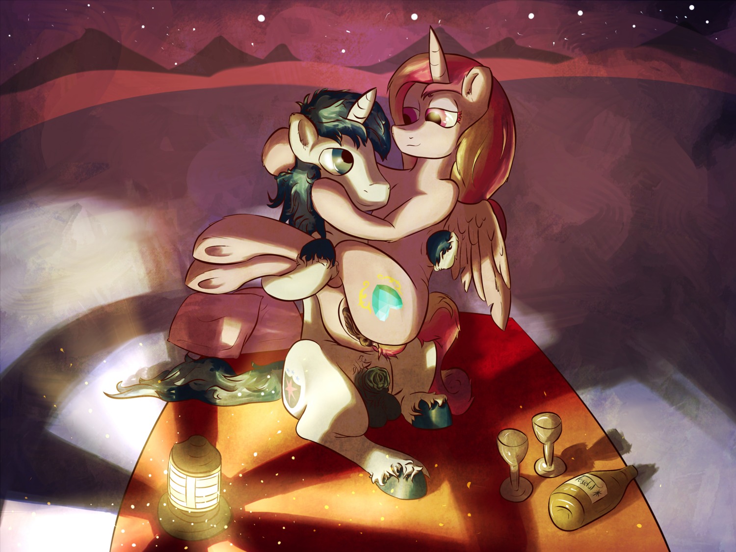 2013 4:3 absurd_res animal_genitalia anus balls blue_eyes blue_hair cutie_mark duo e621 equid equine feathered_wings feathers female feral friendship_is_magic fur genitals hair hasbro hi_res horn male mammal multicolored_hair my_little_pony mythological_creature mythological_equine mythology nude penis penis_tip pink_body pink_feathers princess_cadance_(mlp) purple_eyes romantic romantic_ambiance romantic_couple sheath shining_armor_(mlp) sitting tasteful-clopper two_tone_hair unicorn vulva white_body white_fur winged_unicorn wings
