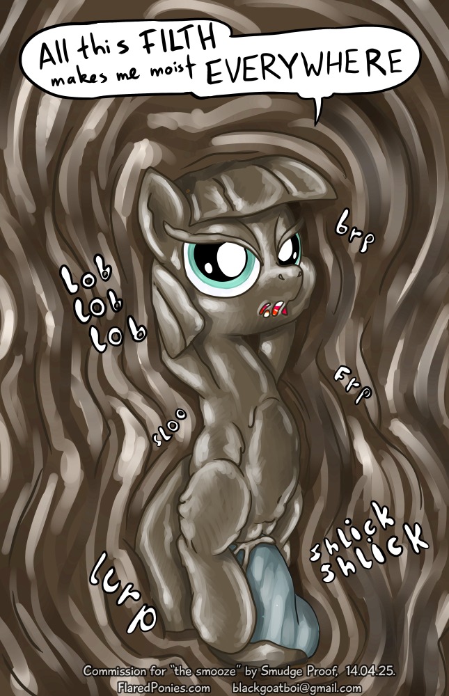 aged_down digital_media_(artwork) dirty e621 earth_pony english_text equid equine female feral friendship_is_magic hasbro horse mammal masturbation maud_pie_(mlp) mud mud_covered my_little_pony pony rocky_(mlp) sex_toy smudge_proof solo text toying_self vaginal vaginal_masturbation young young_feral