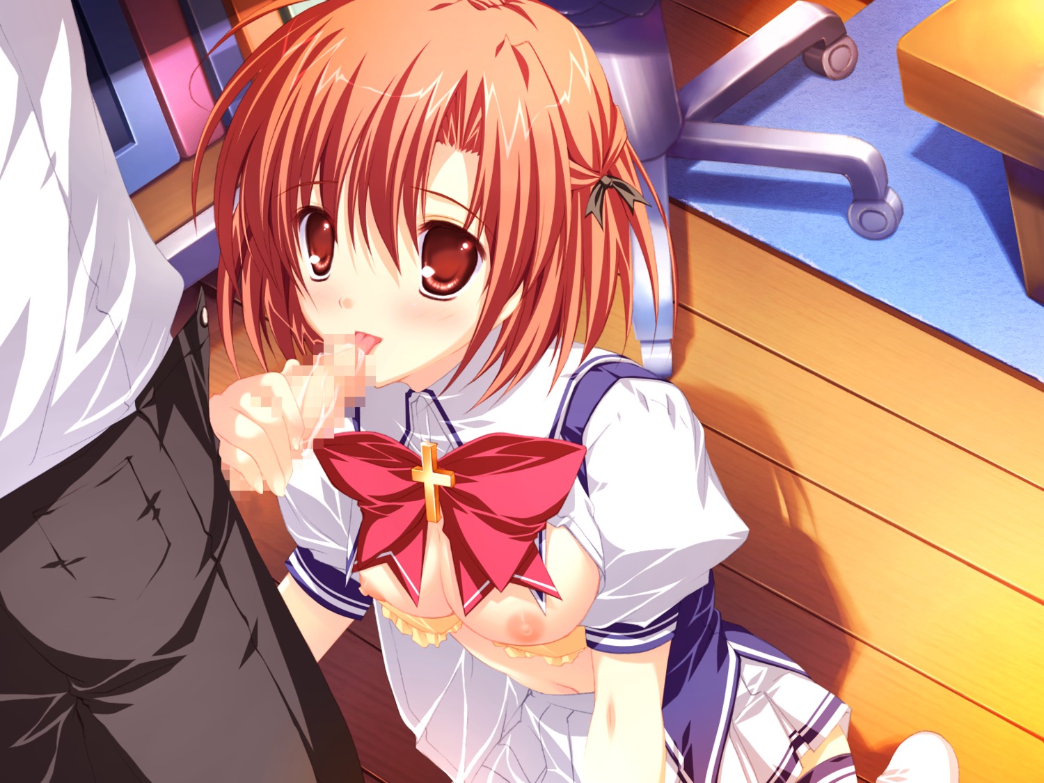 fellatio female hagiwara_tomoe lyrical_lyric oral rule34 tagme