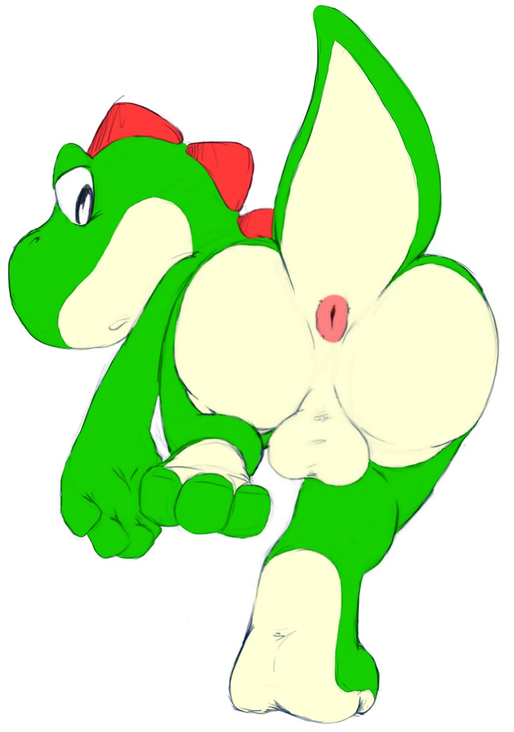 color male male_only mario_(series) nintendo rule34 smooth_skin solo stormdragonblue yoshi