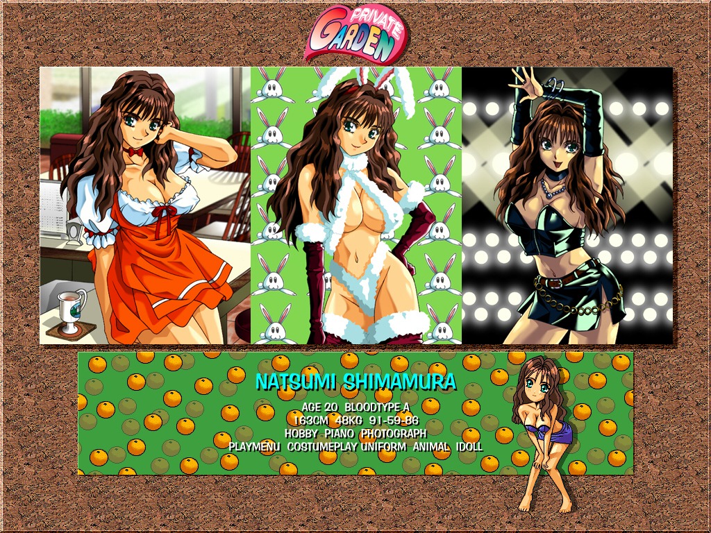 animal_ear anna_miller bunny_ear bunnysuit female gloves private_garden rule34 shimamura_natsumi sling_bikini swimsuit thighhighs waitress