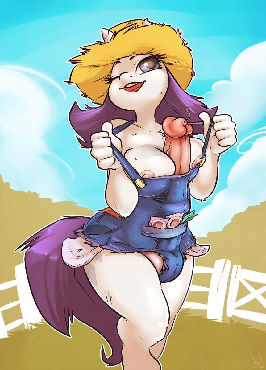 2014 animal_genitalia animal_penis anthro anthrofied atryl autotitfuck autotitfuck_under_clothes balls big_penis biped blue_eyes bodily_fluids breast_play breasts clothing cloud condom cum cutie_mark digital_media_(artwork) e621 equid equine equine_genitalia equine_penis erection friendship_is_magic fur genital_fluids genitals gynomorph hair hasbro hat headgear headwear hi_res horn huge_penis hyper hyper_genitalia hyper_penis intersex mammal masturbation my_little_pony mythological_creature mythological_equine mythology one_eye_closed open_mouth outside penile penile_masturbation penis precum purple_hair rarity_(mlp) sexual_barrier_device sky solo unicorn white_body white_fur