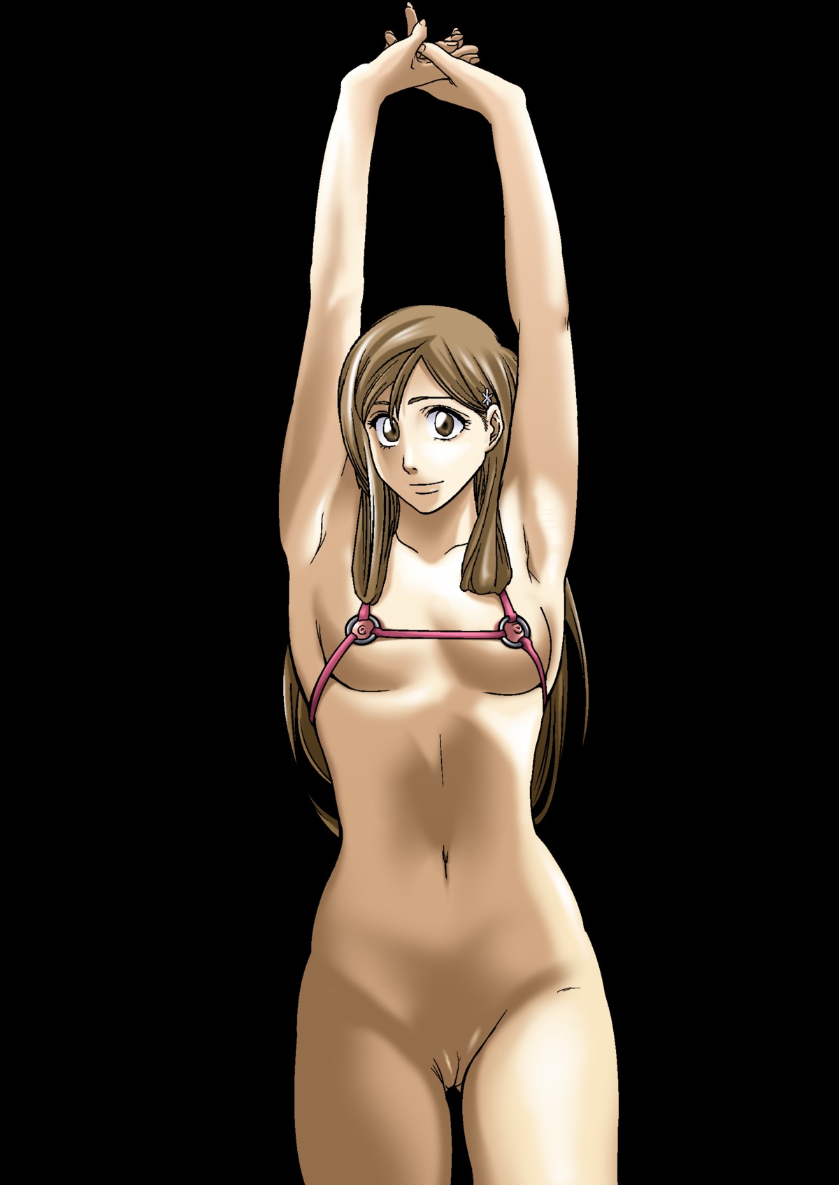 artist_request bleach breasts female high_resolution inoue_orihime pussy rule34 uncensored