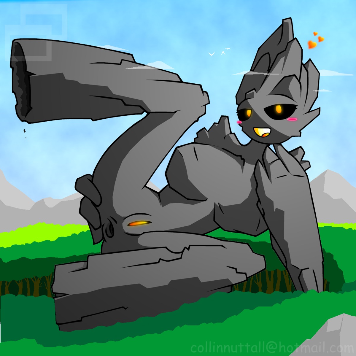 1:1 alternate_species anus butt e621 elemental_creature elemental_humanoid female gaping gaping_anus genitals hi_res humanoid humanoidized inviting jewish_mythology lava living_mountain macro micro mineral_fauna mineral_humanoid mountain mythological_creature mythological_golem mythology not_furry outside presenting presenting_anus presenting_hindquarters presenting_vulva rock rock_creature rock_humanoid sky slushy solo vulva