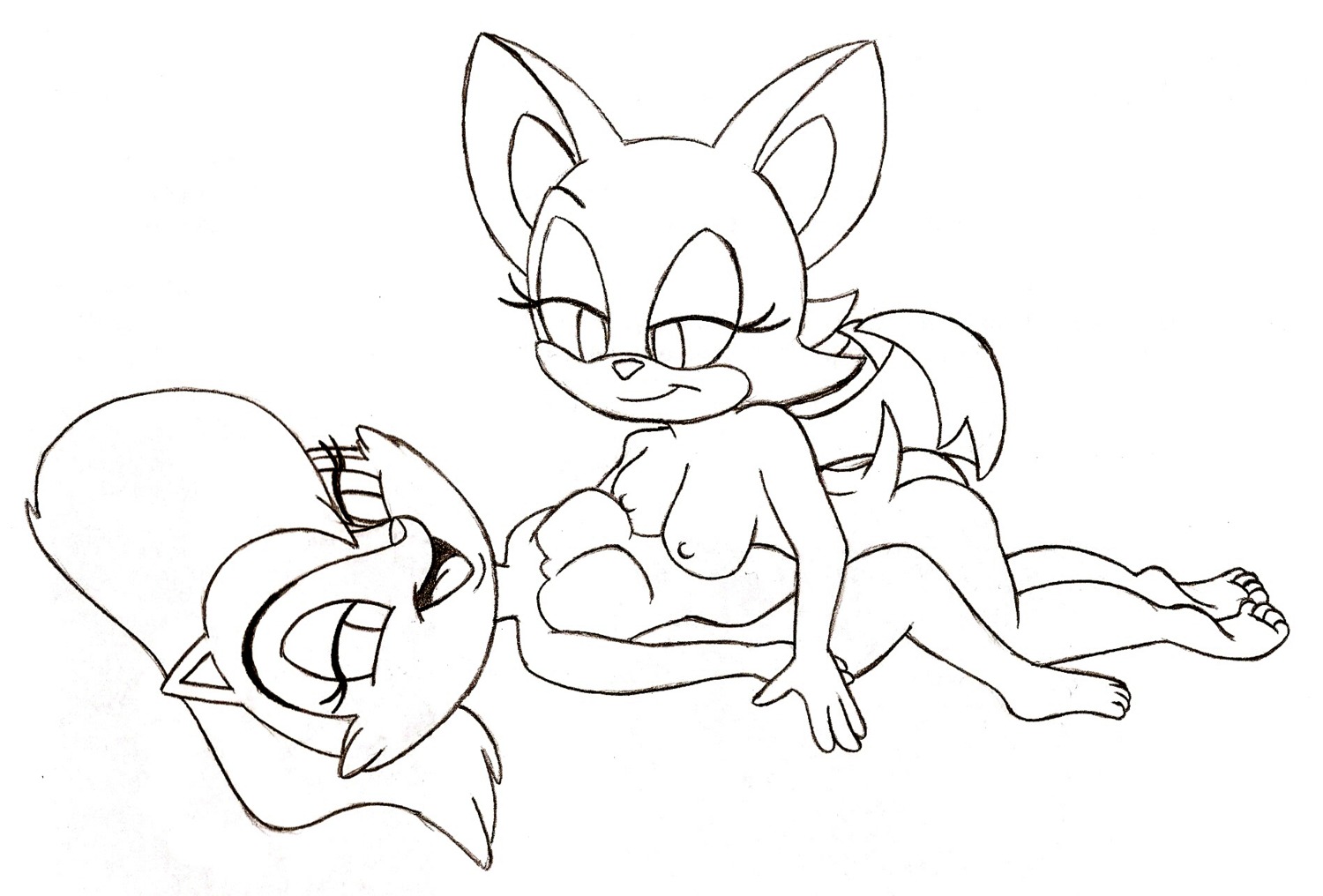 anonymous34 anthro archie_comics bat breasts chipmunk duo female female_only huge_eyes interspecies mobian_(species) monochrome nude rodent rouge_the_bat rule34 sally_acorn sega side_view smile sonic_(series) sonic_satam sonic_the_hedgehog_(archie) sonic_the_hedgehog_(comics) sonic_the_hedgehog_(series) squirrel tagme toony yuri
