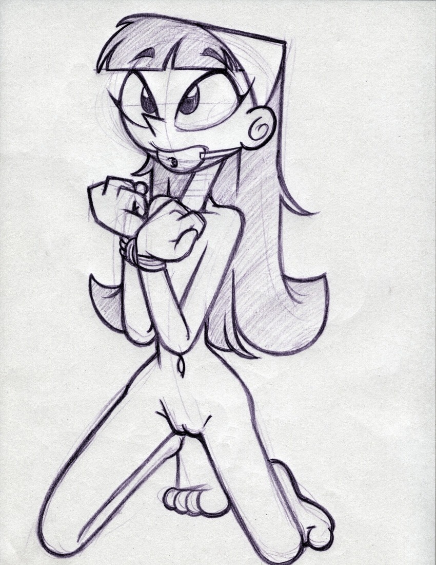 bondage female gagged king-cheetah nickelodeon pussy rule34 straight_hair the_fairly_oddparents trixie_tang