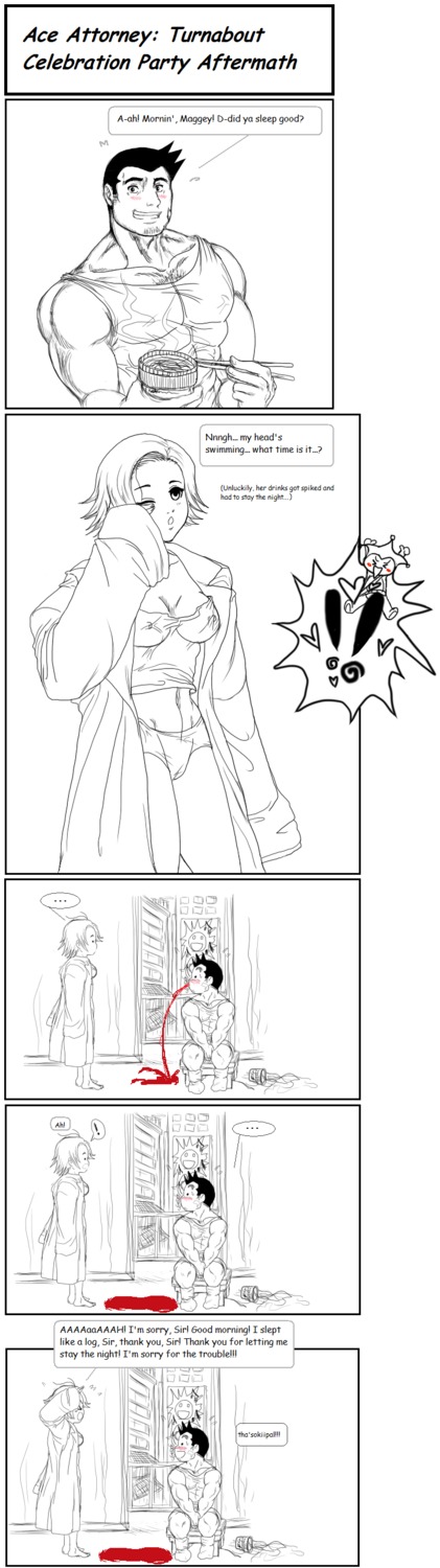 black_and_white capcom dick_gumshoe female gyakuten_saiban maggey_byrde rule34 tagme