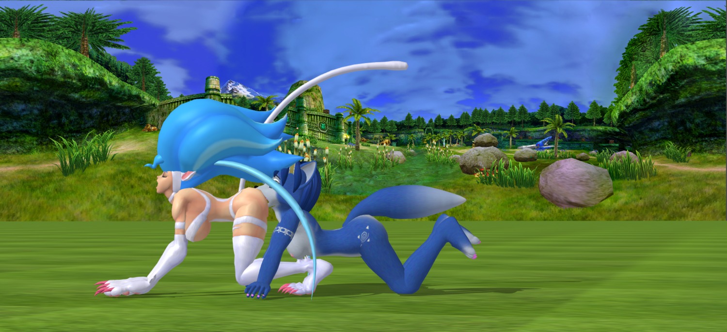 3d_(artwork) all_fours alpha920 animal_humanoid anthro blood-pawwerewolf blue_body blue_fur blue_hair breasts canid canine capcom cat_humanoid charleyfox_(modeler) claws crossover cunnilingus darkstalkers digital_media_(artwork) duo e621 felicia_(darkstalkers) felid felid_humanoid feline feline_humanoid female female/female fox fur hair hanging_breasts hi_res humanoid humanoid_on_anthro krystal_(charleyfox) krystal_(star_fox) little_dragon looking_pleasured mammal mammal_humanoid nintendo nude open_mouth oral outside outside_sex raised_tail rexil sex star_fox sucking tail toe_claws vaginal white_body white_fur