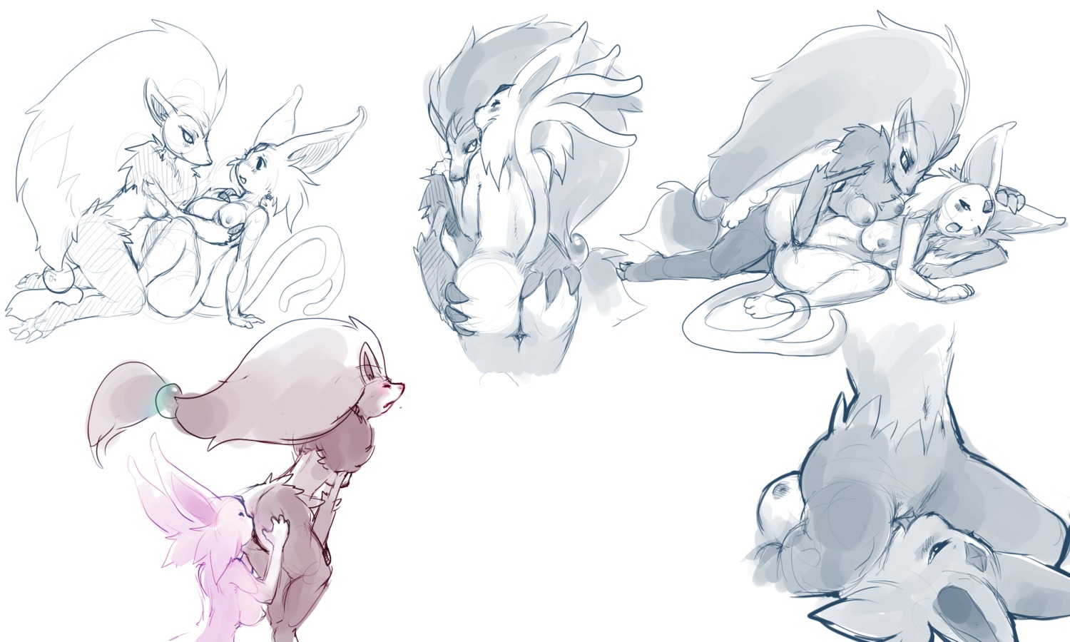 anthro eeveelution espeon female fisting masturbation nintendo nude oral_sex pokemon pokemon_(species) pokemon_only purplekecleon rule34 sex yuri zoroark