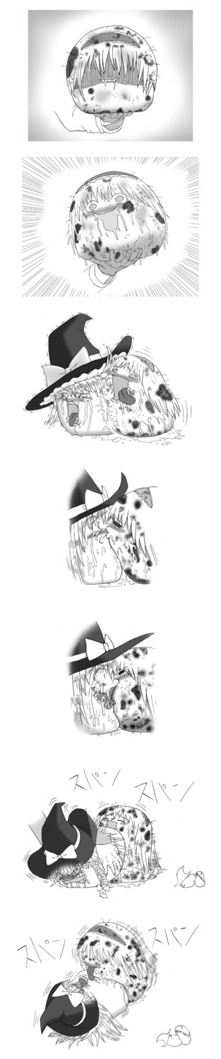 abuse alice_margatroid amagin comic drooling female marisa_kirisame monochrome rape rule34 tear torture touhou violence yukkuri_shiteitte_ne