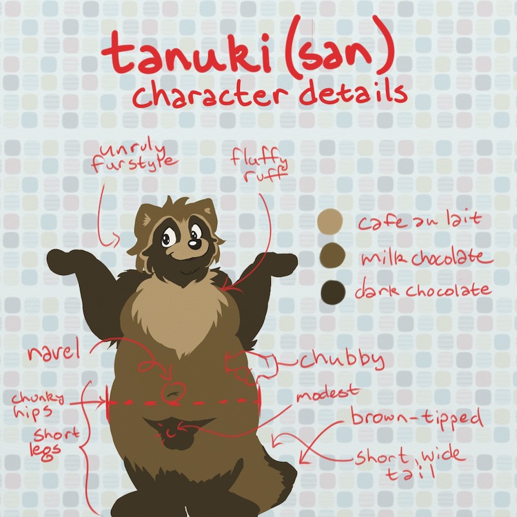 1:1 animal_genitalia anthro balls big_balls canid canine e621 english_text genitals male mammal nude overweight overweight_anthro overweight_male penis raccoon_dog sheath small_penis solo tail tanuki tanukisan text