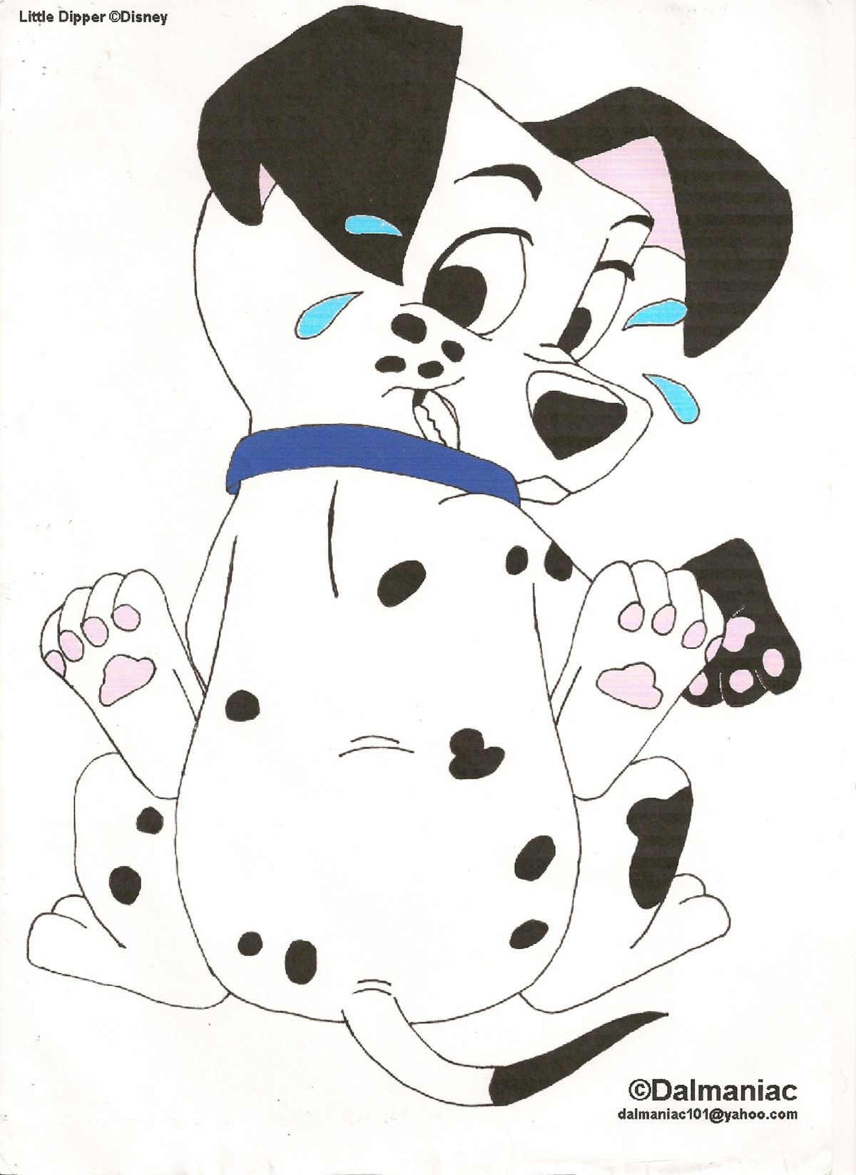 101_dalmatians ambiguous_gender canine disney dog feral fur littledipper male rule34 solo tagme