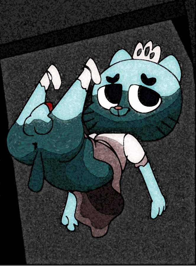 1boy anthro anthro_cat anthro_femboy anthro_male anus arineu ass blue_body cartoon_network color colored femboy femboy_only gay gumball_watterson gumballoopseggwobbleunderpants_(tawog) male male_only rule34 solo solo_anthro solo_femboy solo_male tagme the_amazing_world_of_gumball