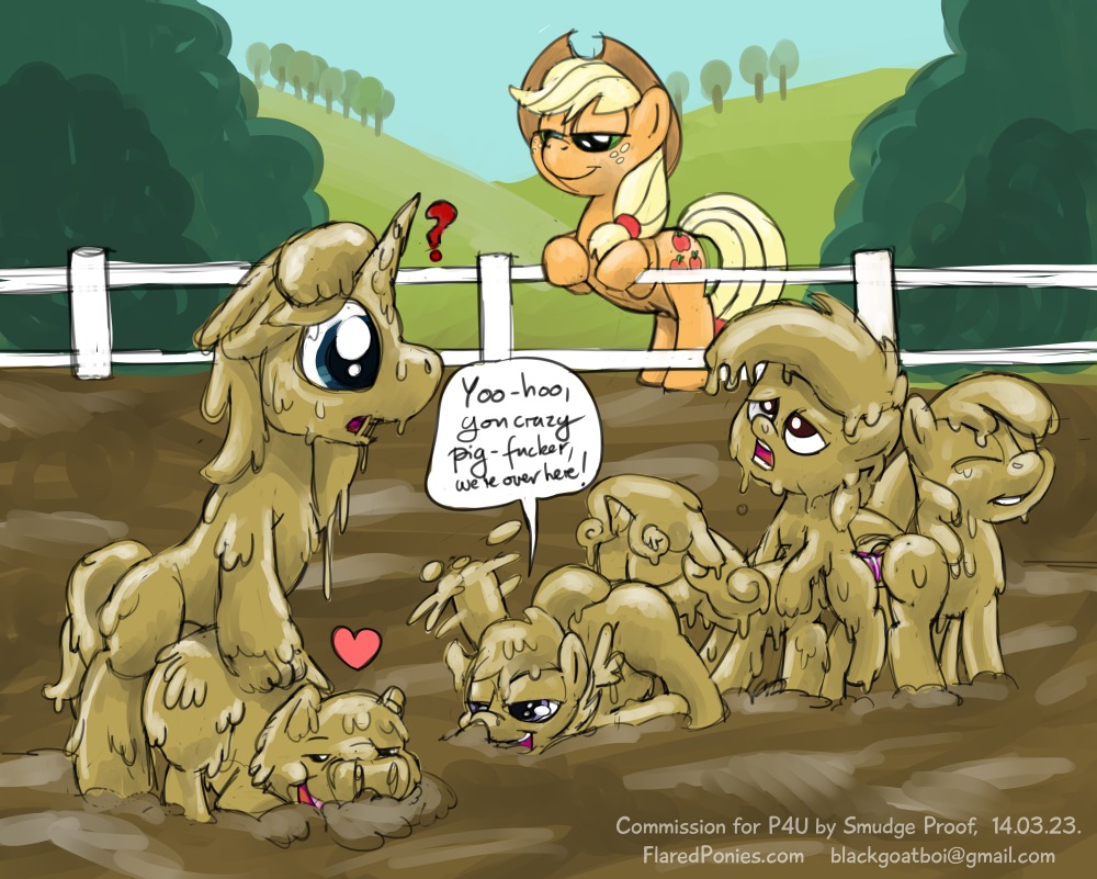 accessory against_fence against_surface anal anal_penetration apple_bloom_(mlp) applejack_(mlp) awkward ball blonde_hair blue_eyes bow_(feature) bow_accessory bow_ribbon brown_eyes cutie_mark dialogue digital_media_(artwork) dildo dirty domestic_pig double_dildo e621 earth_pony english_text equid equine fan_character farm feathered_wings feathers female fence feral feral_on_feral freckles friendship_is_magic fur genitals gloop green_eyes group hair hair_accessory hair_bow hair_ribbon hasbro heart_symbol horn horse interspecies male male/female mammal mud mud_covered mud_sex muddy my_little_pony mythological_creature mythological_equine mythology open_mouth orange_body orange_fur outside pegasus penetration penis pipsqueak_(mlp) plant pony question_mark ribbons scootaloo_(mlp) sex sex_toy sludge smudge_proof suid suine sus_(pig) sweet_apple_acres sweetie_belle_(mlp) teeth text thunder_ring tongue tree unicorn url vaginal wings young young_feral