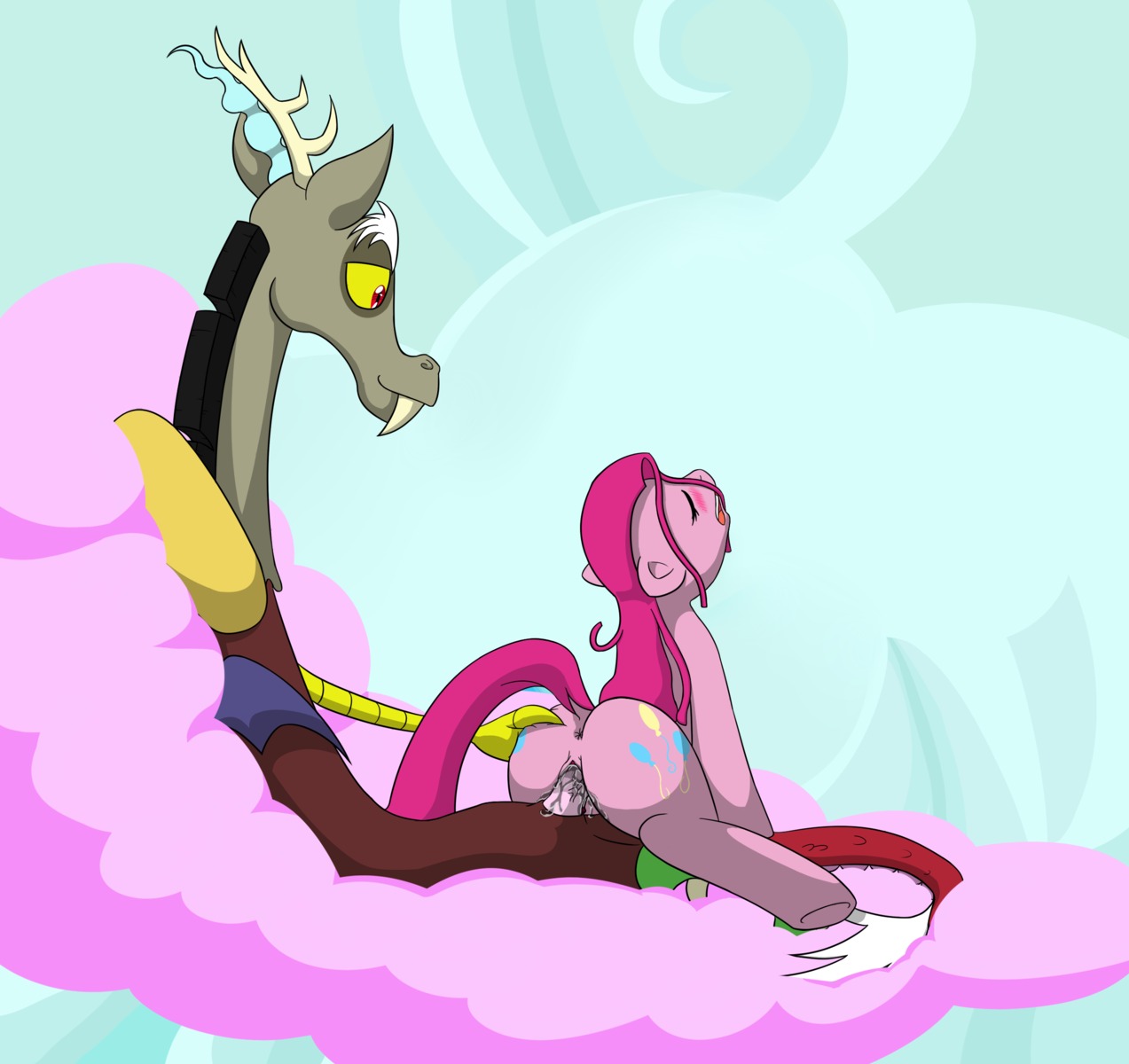 2013 antlers anus chimera cutie_mark discord_(mlp) draconequus duo e621 earth_pony equid equine erection female female_on_top female_penetrated feral friendship_is_magic fur genitals hair hasbro hi_res horn horse interspecies jake-heritagu male male/female male_on_bottom male_penetrating male_penetrating_female mammal membrane_(anatomy) membranous_wings my_little_pony nude on_bottom on_top open_mouth penetration penile penile_penetration penis penis_in_vagina pink_body pink_fur pink_hair pinkamena_(mlp) pinkie_pie_(mlp) pony red_eyes reverse_cowgirl_position sex straight_hair vaginal vaginal_penetration vulva wings