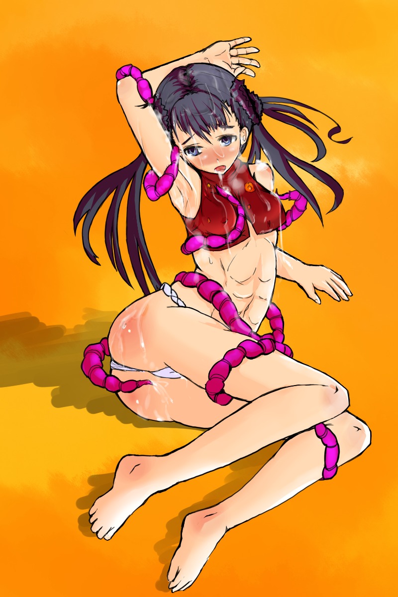 clothing cum etrian_odyssey female monk panties rule34 tagme tentacle