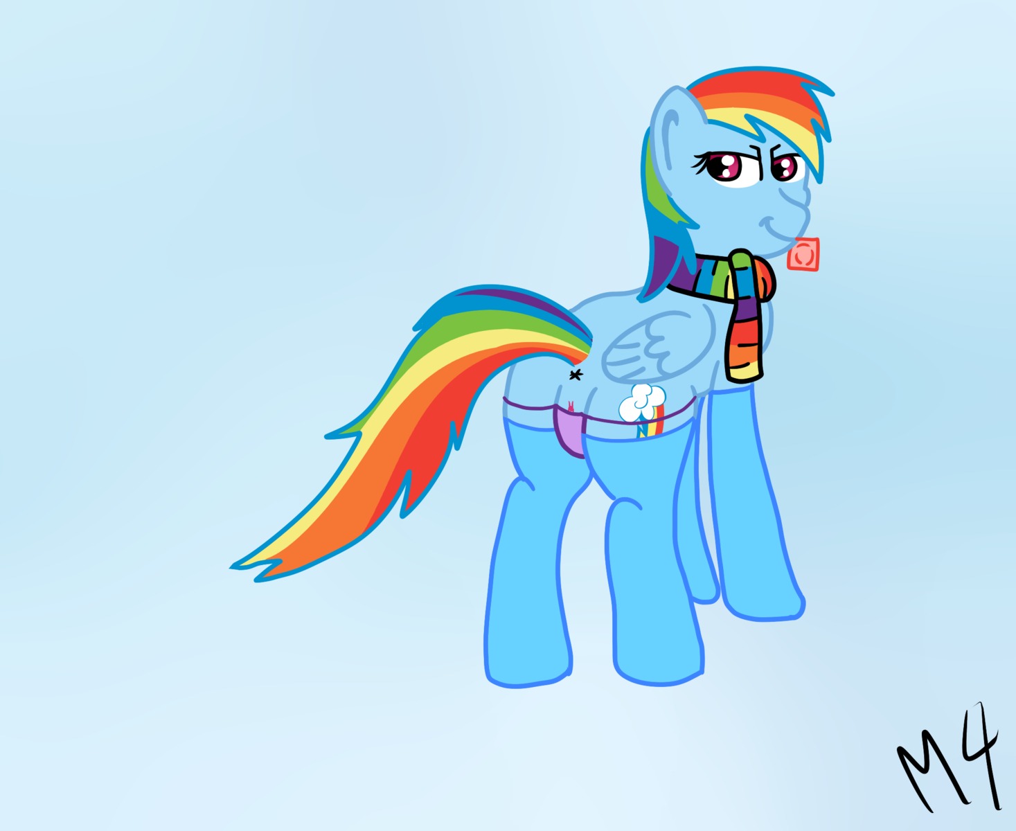 equine female feral friendship_is_magic horse m4ng0s my_little_pony pegasus pony rainbow_dash_(mlp) rule34 smooth_skin tagme
