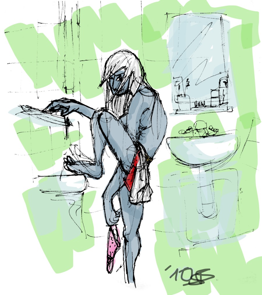 female grey_skin holding_panties mummies_alive nefer-tina rule34 tagme white_hair