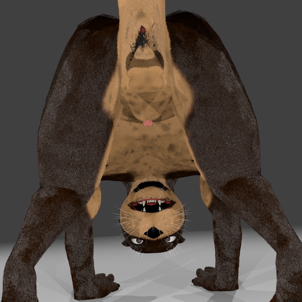 1:1 2012 3d_(artwork) anthro anus archived_source backsack balls butt digital_media_(artwork) e621 furlow genitals looking_through looking_through_legs male mammal mustelid nipples nude otter penis penis_tip solo tail tail_anus teasing