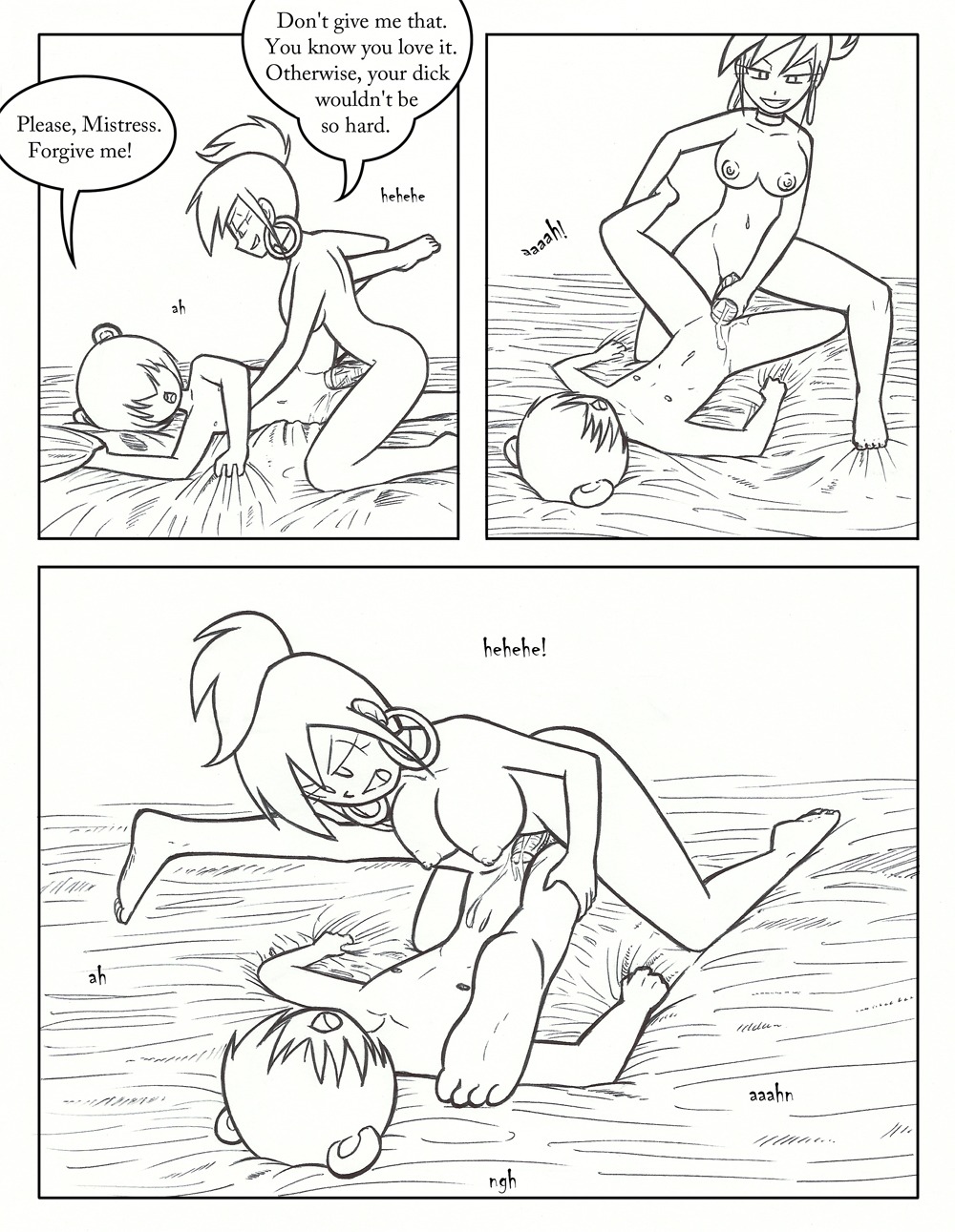 1boy 1girls breasts busty cartoon_network cleavage comic female foster's_home_for_imaginary_friends frankie_foster garabatoz hoop_earrings human imaginary_lover j larger_female male older_female pussy rule34 smaller_male straight vaginal_penetration voluptuous younger_male