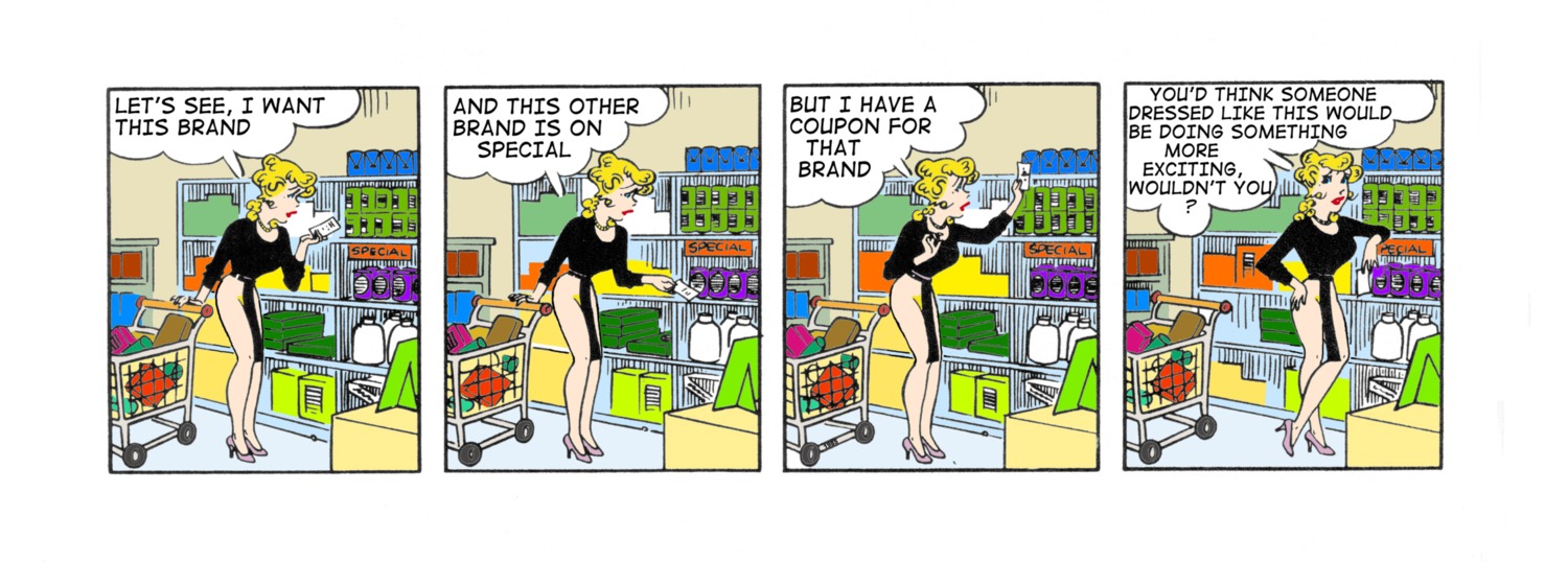 blondie blondie_(comic) blondie_bumstead casual clothing comic_strip dagwood_bumstead edit female human pale_skin public rule34 tagme