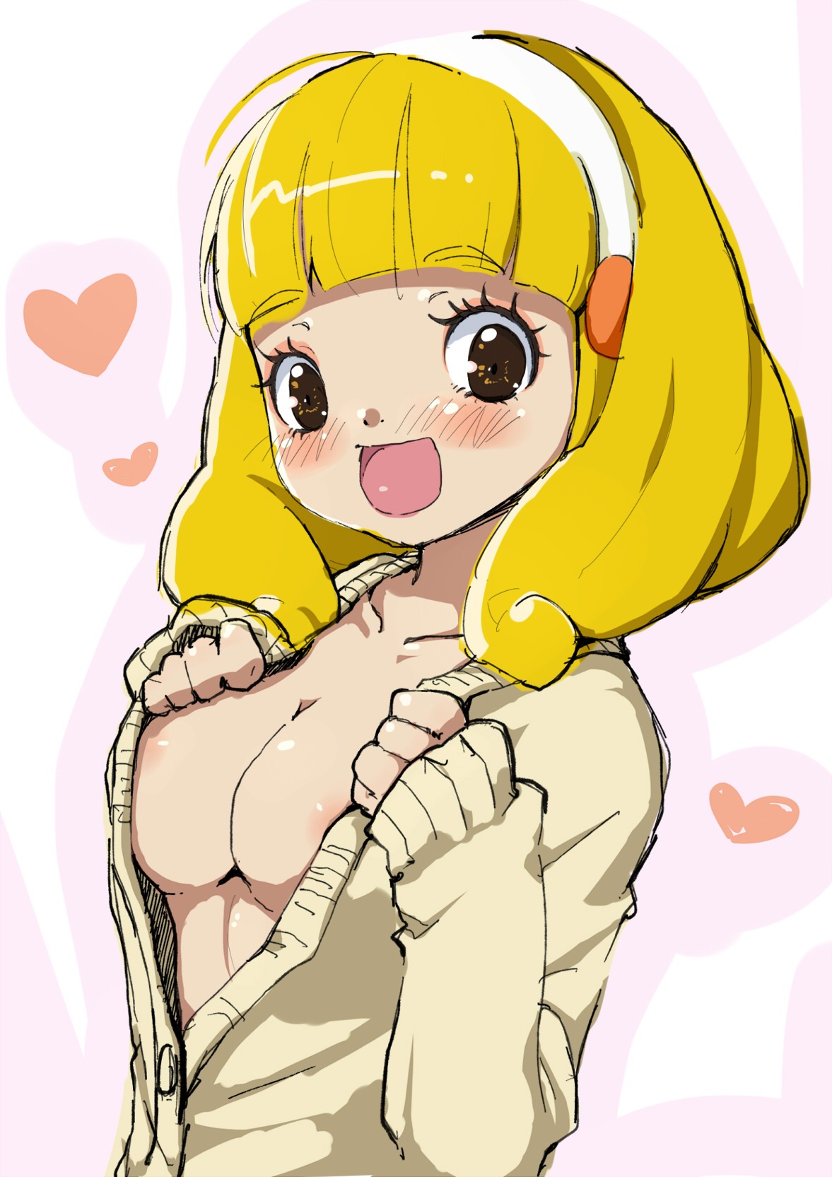 1girls armais blush breasts clothing female female_only precure pretty_cure rule34 small_breasts smile_precure solo tagme yayoi_kise