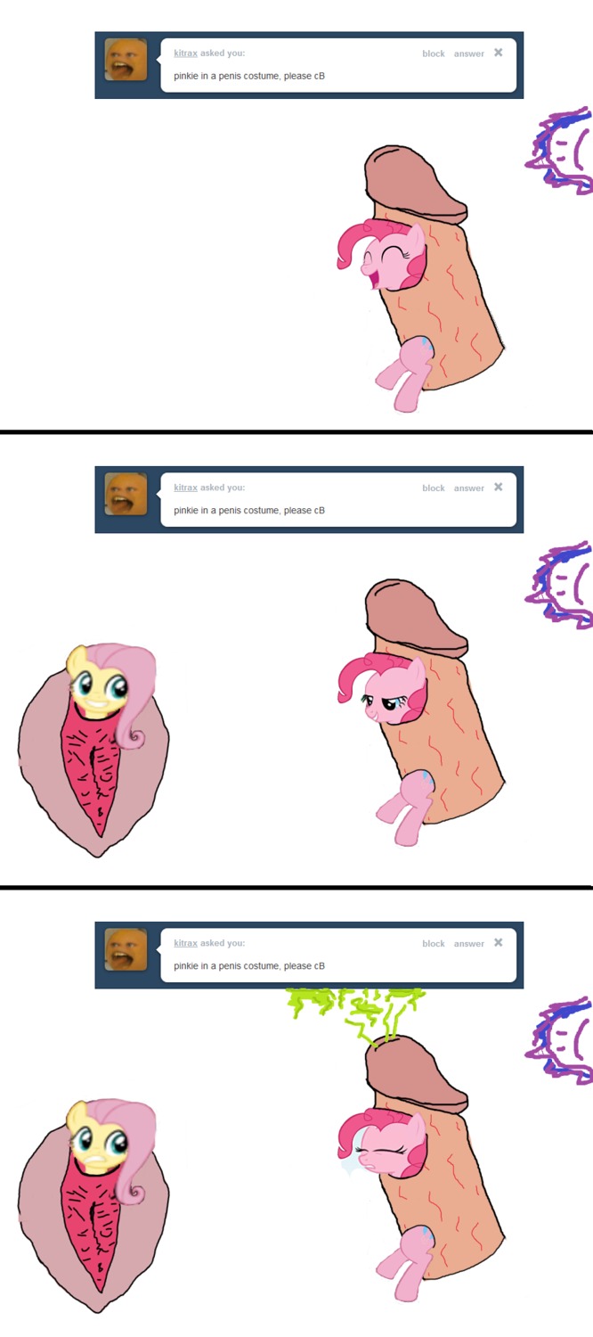 female fluttershy_(mlp) friendship_is_magic my_little_pony pinkie_pie_(mlp) rule34 smooth_skin twilight_panda what